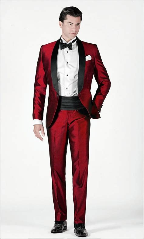 high quality one button dark red groom tuxedos groomsmen men s wedding prom suits custom made