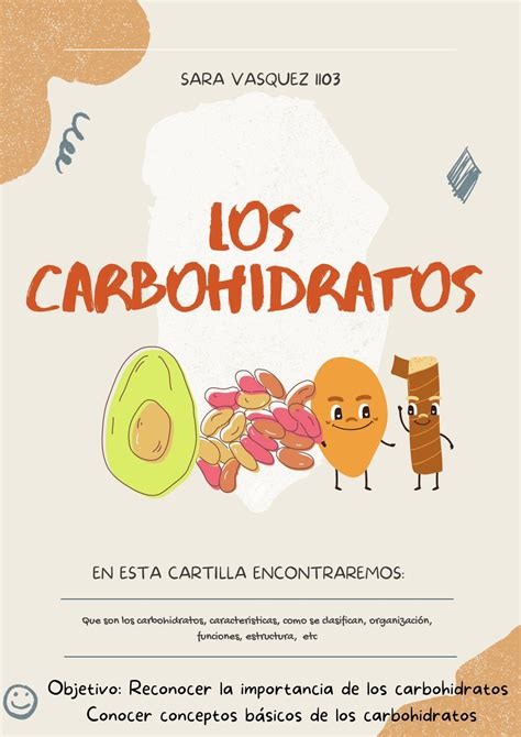 Cartilla Carbohidratos By Sara Sofia Vasquez Morales Issuu