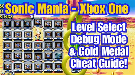Sonic Mania And Sonic Mania Plus Xbox One Level Select Debug Mode