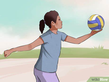 4 Ways to Serve a Volleyball - wikiHow
