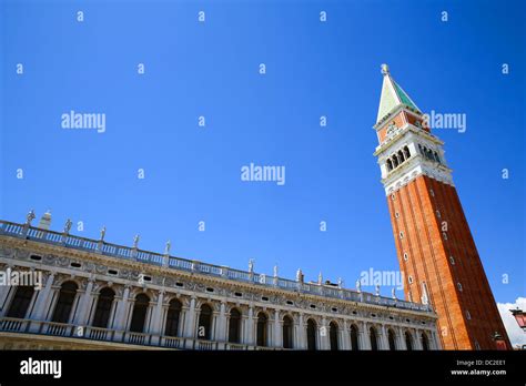 The Campanile Di San Marco San Marco Tower In Venice Italy Europe