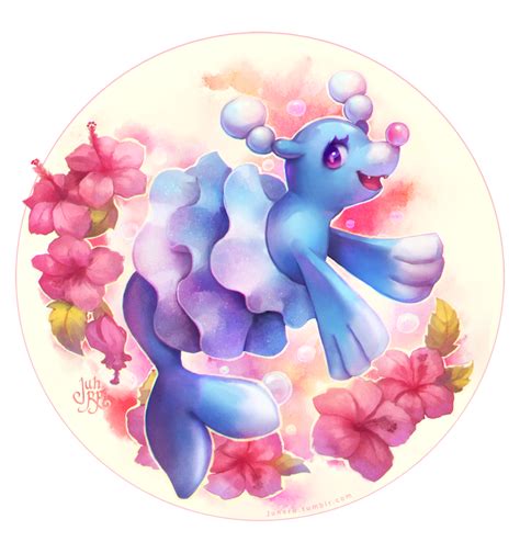 The Big Imageboard Tbib Blue Body Brionne Bubble Cute Fangs Female Feral Flower Happy Juneru