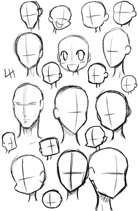 Heads By Lonehero On Deviantart Anime Drawings Tutorials Drawing