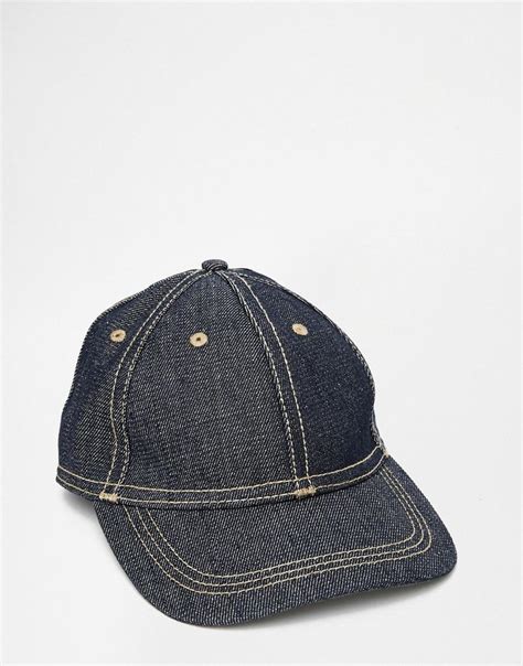 Super Lækre Levis Baseball Cap In Denim Navy Levis Kasketter And Hatte