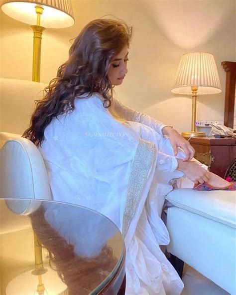 Sajal Ali 🥀 On Instagram “she In White 🥺🤍💋 My Precious Sajal I Love