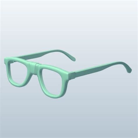 Nerd Glasses Design Free 3d Model Obj Stl 123free3dmodels