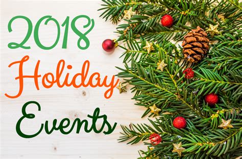 2018 Holiday Events Horizonview Health
