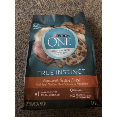 Customer reviews of instinct cat food are very positive. Purina ONE True Instinct Cat food reviews in Cat Food ...