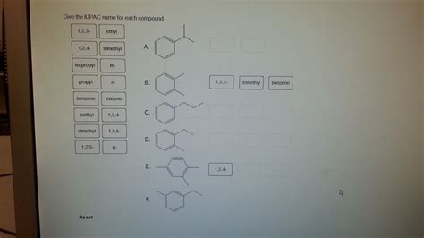 Oneclass Eoc Problem Give The Iupac Name Of Each Alcohol Below Hot Sex Picture