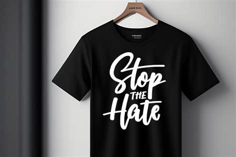 Stop The Hate T Shirt Design Graphic By Kdp Supervise · Creative Fabrica