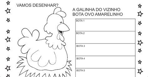 Parlenda A Galinha do Vizinho Educação Infantil Sequência Didática A galinha do vizinho