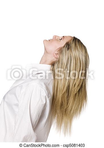 Stock Photos Of Portrait Of A Woman Swinging Her Hair Csp5081403