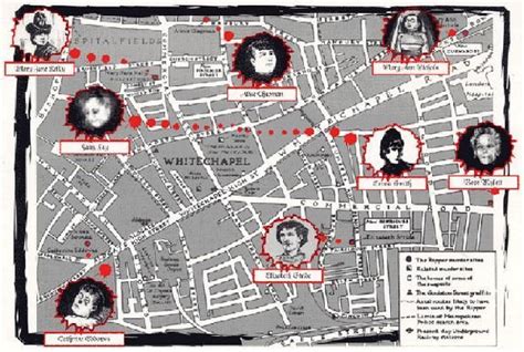 Jack The Ripper Walking Tour Map Gadgets 2018