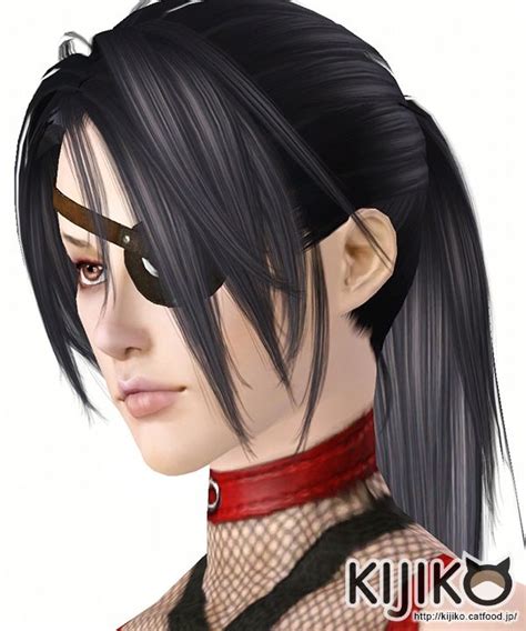Tsugumi Fringed Ponytail Hairstyle For Her By Kijiko For Sims 3 Sims