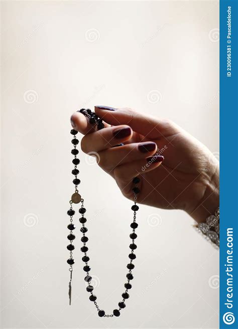 Catholic Woman Praying Isolated On White Royalty Free Stock Image 56433046