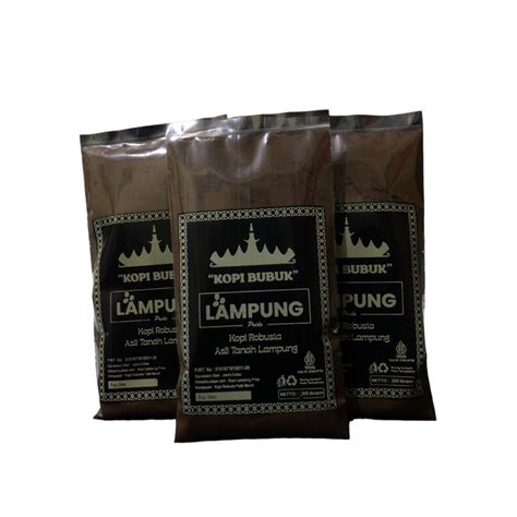 Jual Kopi Bubuk Robusta Lampung Pride Nikmat Premium Kopi Pilihan 100