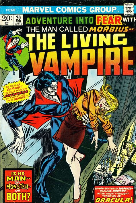 Adventure Into Fear 20 Cover By Gil Kane Morbius The Living Vampire Marvel Comics Covers
