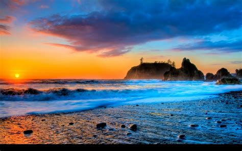 Sunset Beach Wallpapers Wallpaper Cave