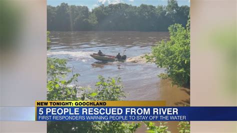 5 People Rescued From River Youtube