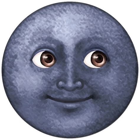 Download Dark Blue Moon Emoji Emoji Island