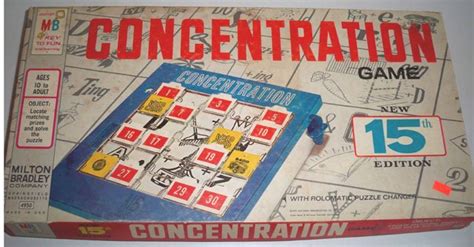 This is for esl students to practice their vocabulary online. Vintage MB 1959 Concentration Game #4950 15th Edition