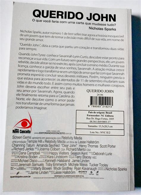 Entretanto, resolvi tentar mais uma vez e ler querido john, livro que superou minhas expectativas e. Resenha: livro "Querido John" - Nicholas Sparks - Pétalas ...