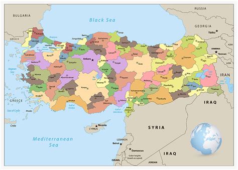 Map location, cities, capital, total area, full size map. Turkey Maps & Facts - World Atlas