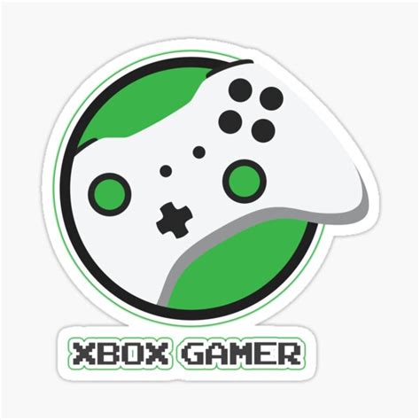 Gamer Badge Xbox Sticker By Maddiecristea Redbubble