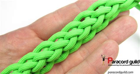 Fold one 5 foot length of paracord in half and match the ends. 6 strand crocodile ridge braid - Paracord guild
