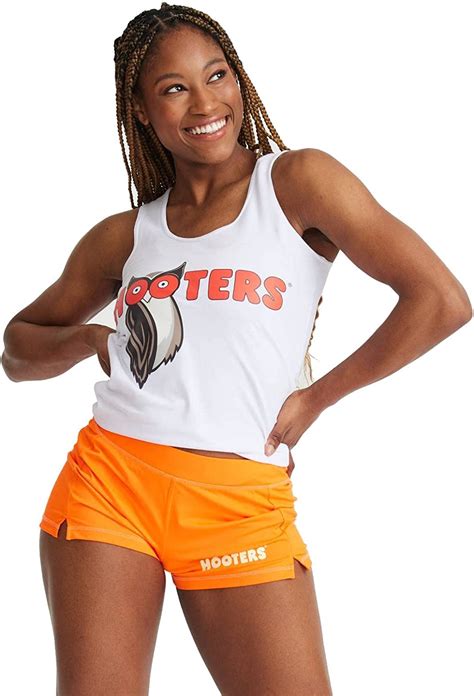 Úžasný šnorchl Normální Hooters Tank And Shorts Outfit Costume Set Spravovat Ambiciózní šperky