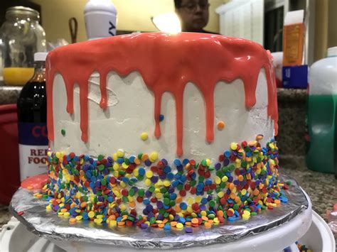 The 1234 layer cake or back of the box cake is a popular swans down® flour recipe. Funfetti Cake! (9 inch rounds, 3 layers... HUGE) : IMadeThis