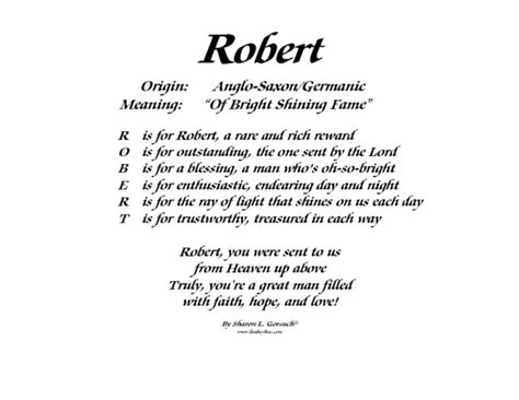 Meaning Of Robert Lindseyboo