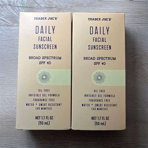 Trader Joes Daily Facial Sunscreen Mercari In 2022 Facial Sunscreen