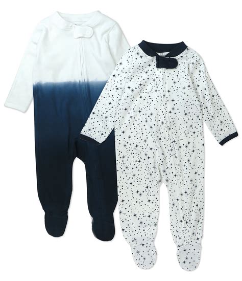 Honest Baby Clothing Baby Newborn 12 Months 2 Pack Navy Twinkle