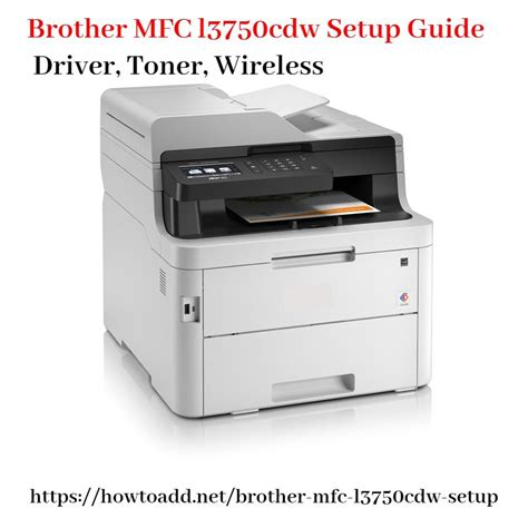 Www.hozbit.com ~ easily find and as well as downloadable the latest drivers and software, firmware and manuals for all your printer device from. Brother MFC l3750cdw Setup Guide - Driver, Toner, Wireless | Brother mfc, Printer cover, Printer