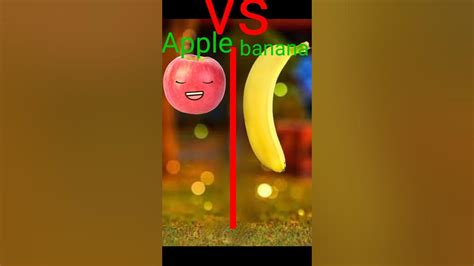 Apple Vs Banana Funnyshort Youtube