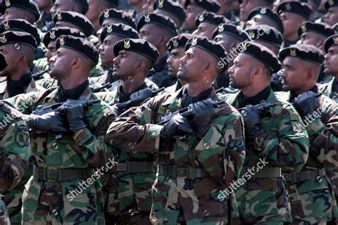Sri Lankan Armed Forces Parade During Independence Editorial Stock