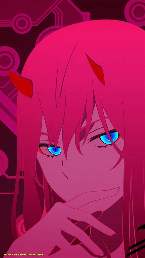 Darling In The Franxx Zero Two Short  18×18 Darling In The