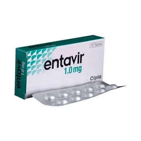 Cipla 1mg Entavir Tablets At Rs 600bottle In Nagpur Id 24427623973