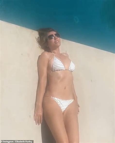 Elizabeth Hurley 54 Sets Pulses Racing As She Writhes Around In A