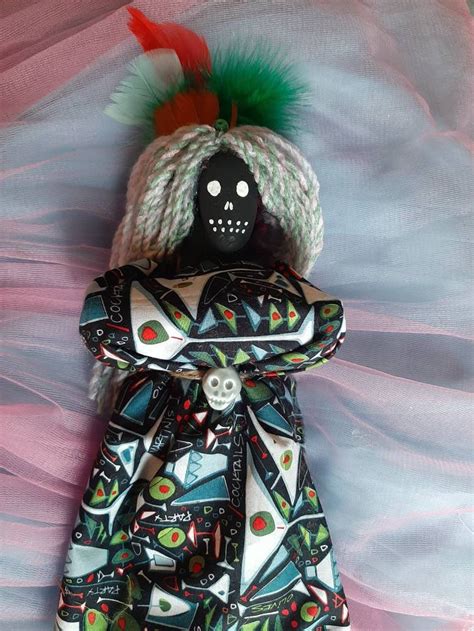 Authentic Voodoo Doll Multi Colored Blessed For Wealth Love Etsy