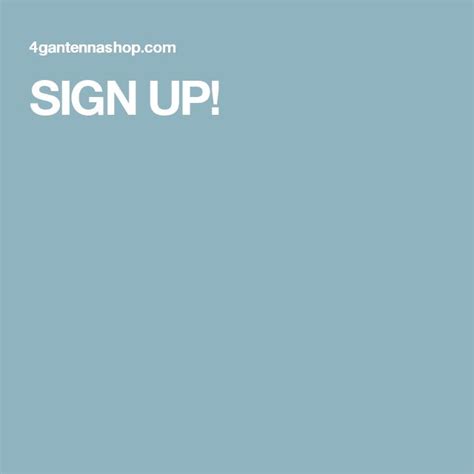Sign Up Signup Signs Application