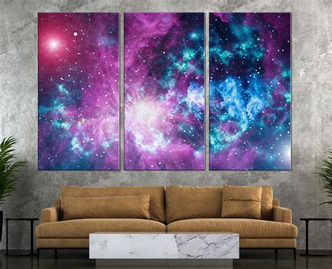 Universe Nasa Photography Galaxy Canvas Art Space Wall Art Abstract