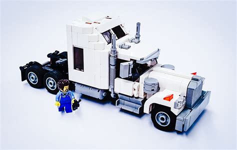 Lego Technic Model Custom 42128 Long Haul Truck Moc Custombricks Moc
