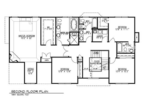 Second Floor House Plan Floorplansclick