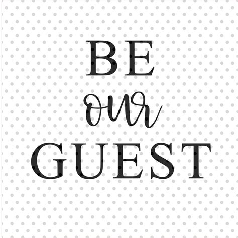 Be Our Guest Svg Guestroom Svg Welcome Sign Svg Hotel Svg Etsy Singapore