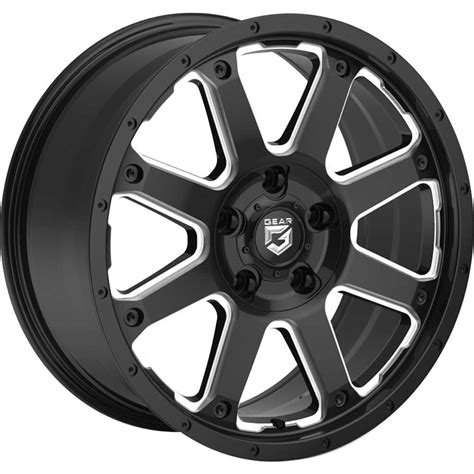 Gear Off Road Big Block 18x8 35 Black 726mb 8806035 Custom Offsets