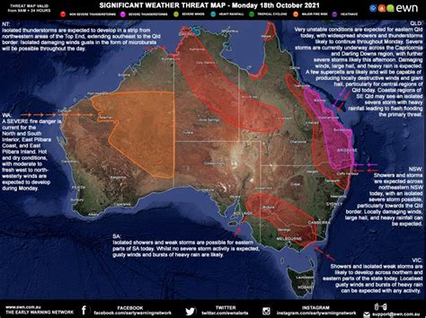 Severe Thunderstorm Potential For Nsw And Qld Today