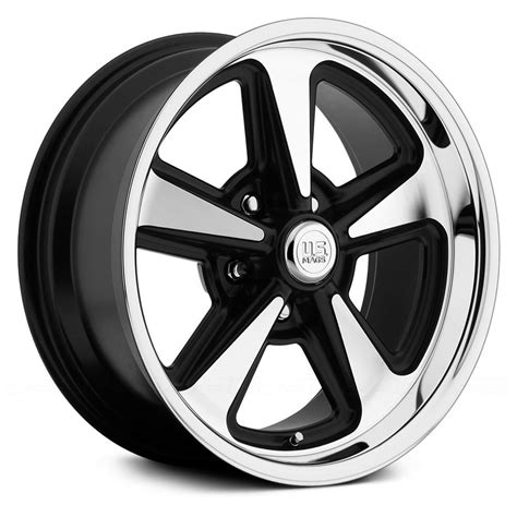 Us Mags U109 Bandit 1pc Wheels Black With Machined Face And