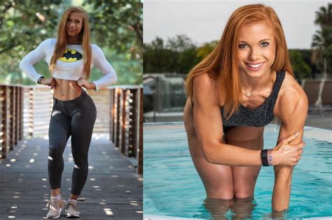 Redhead Fitness Model Franziska Lohberger From … Fitandnatural
